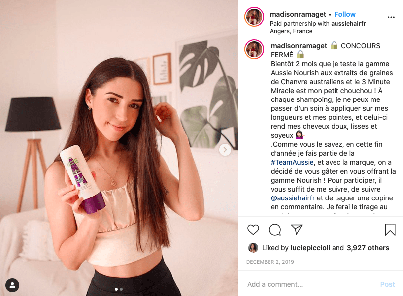 Instagram contenu collaboratif